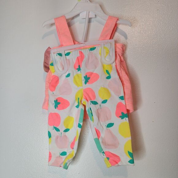 Carter's 3M Girl Set Lemon Apple Strawberry - Picture 2 of 3